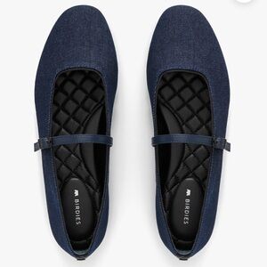 Birdies Navy Mary Jane Flats